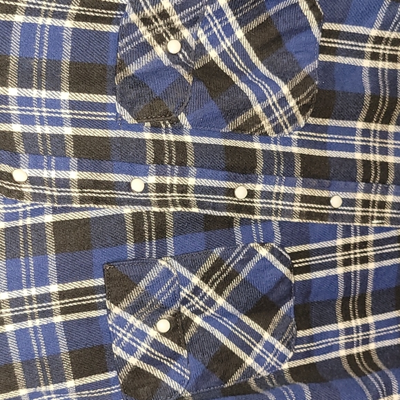 Vintage. Five Brothers. Made in USA. Snap-button-up. Size Medium-Tall - Picture 5 of 11